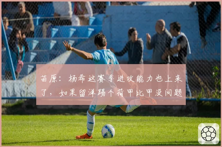 苗原：杨希这赛季进攻能力也上来了，如果留洋踢个荷甲比甲没问题